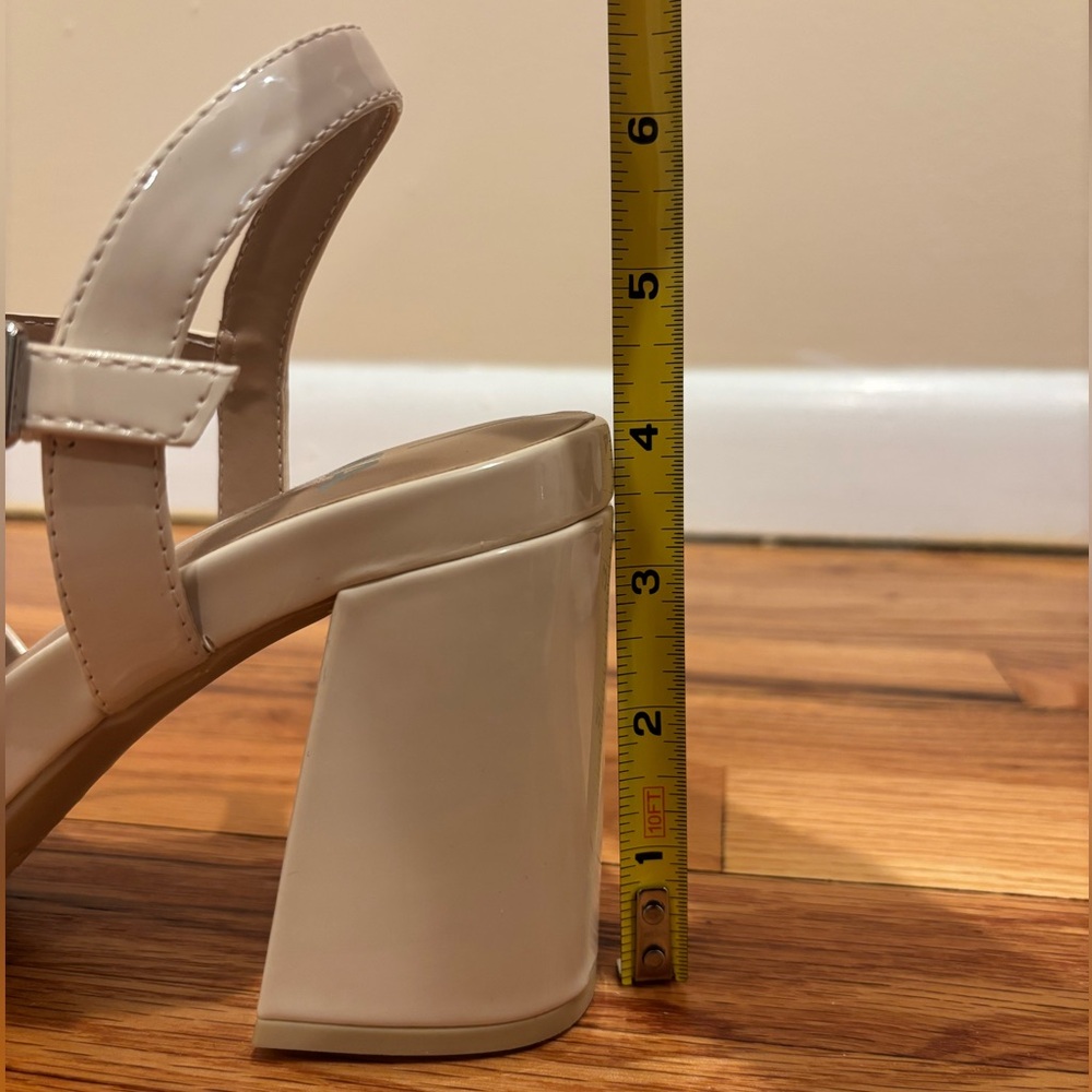 MIA Women's Ivory Strappy Heels - Picture 10 of 10